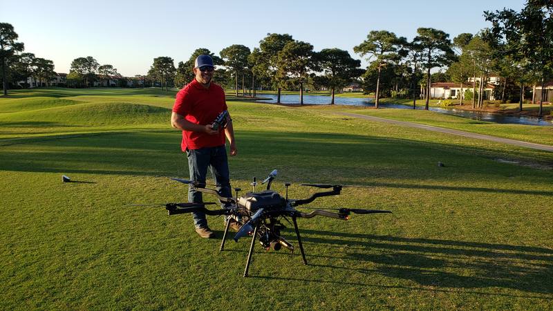 Preflight on a golf and resort property
